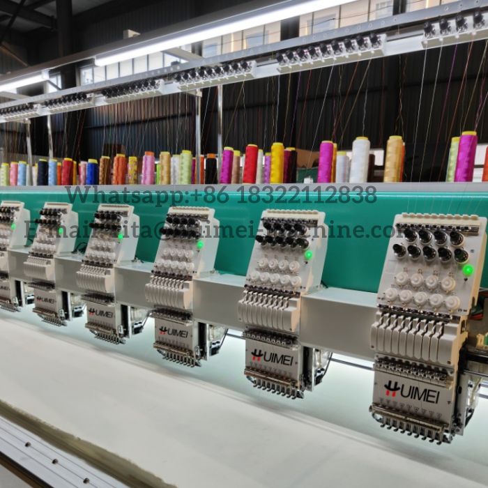 24 head flat embroidery machine