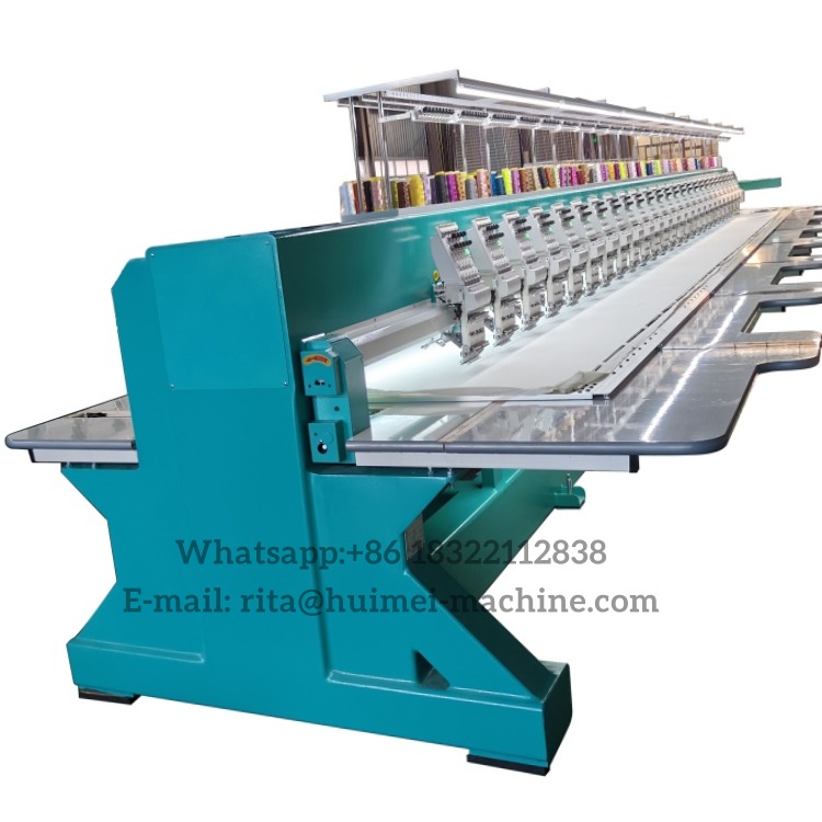 24 head flat embroidery machine
