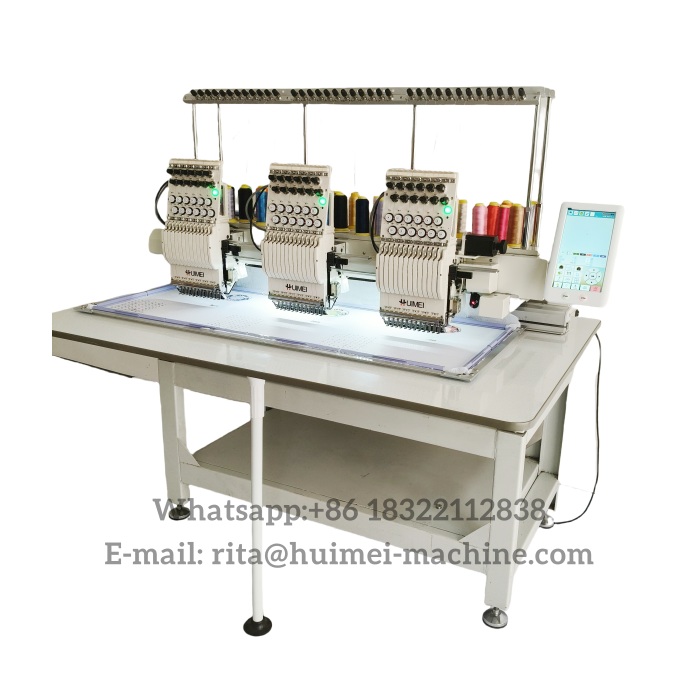 3 head embroidery machine