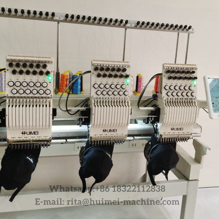 3 head embroidery machine
