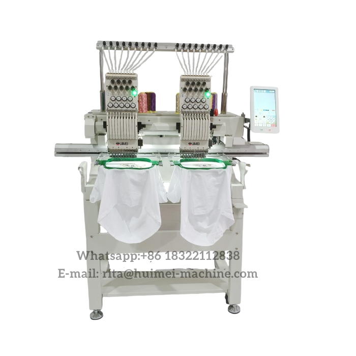 2 head embroidery machine