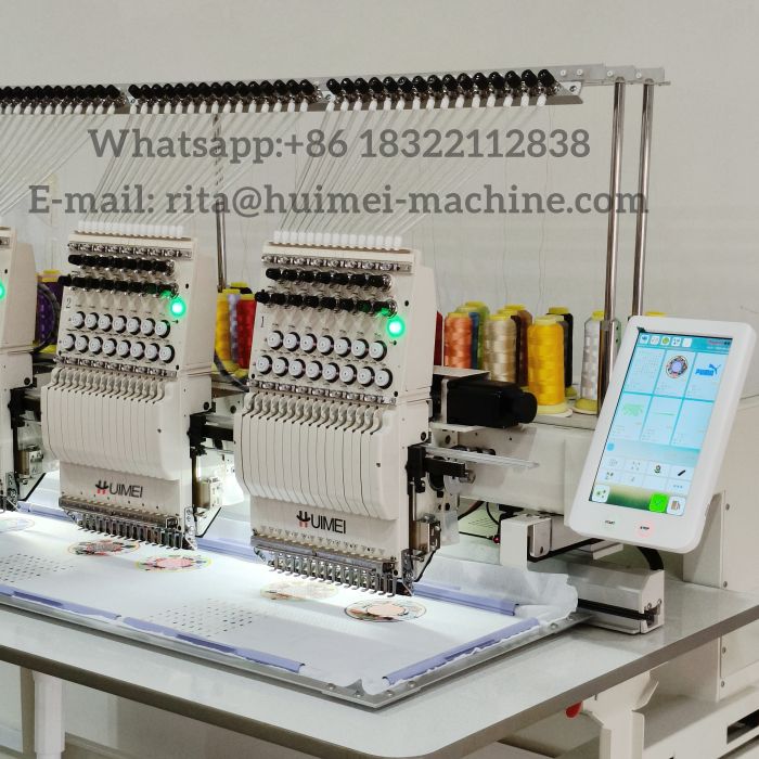 4 heads embroidery machine