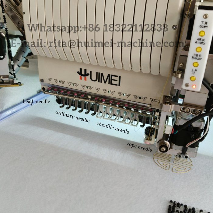multi needle embroidery machine