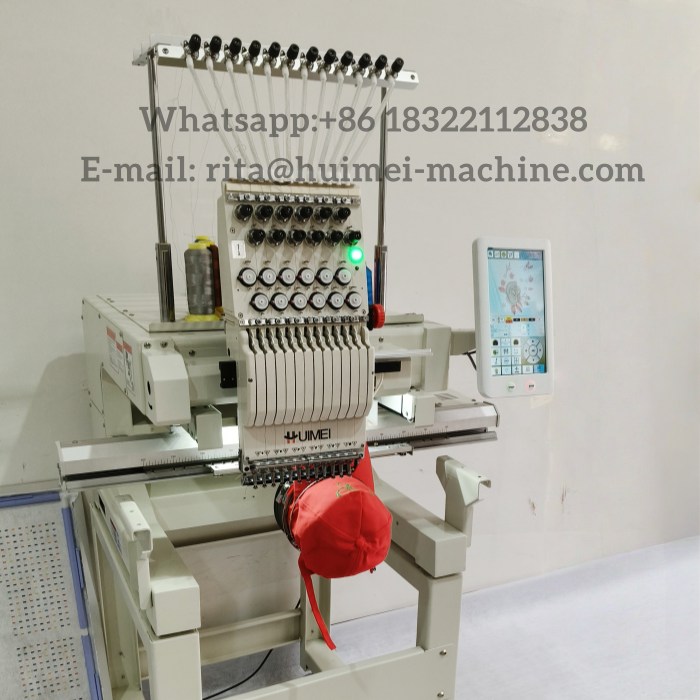 1 head embroidery machine