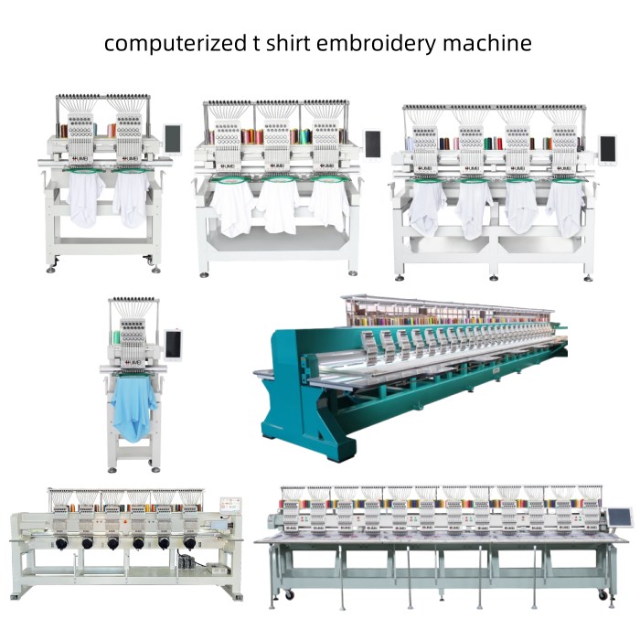 computerized t shirt embroidery machine 