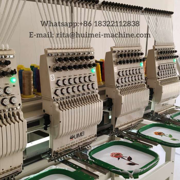 6 head embroidery machine