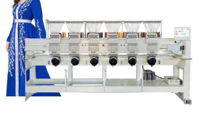 6 head embroidery machine