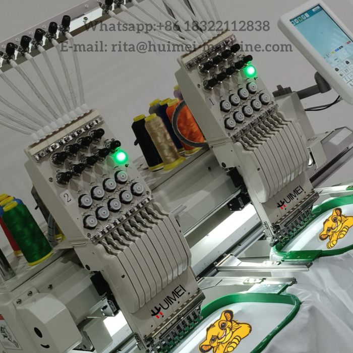 two head embroidery machine