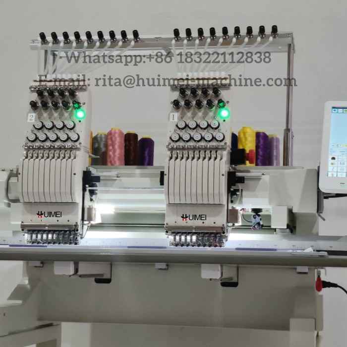 two head embroidery machine