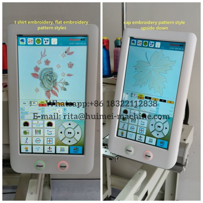 two head embroidery machine