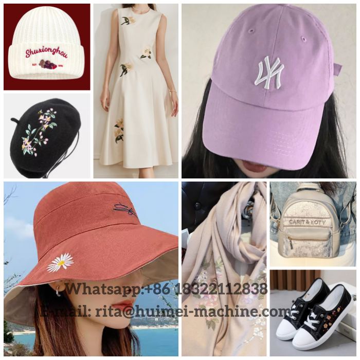 máquina bordadora de gorras