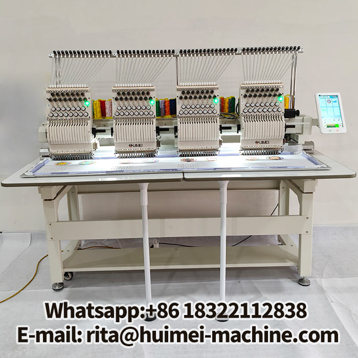 Commercial embroidery machine