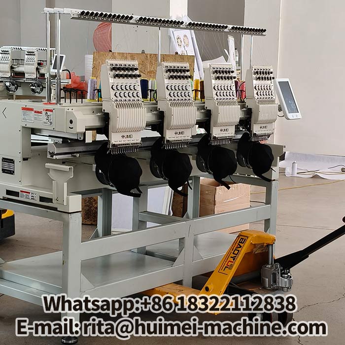 4 head embroidery machine