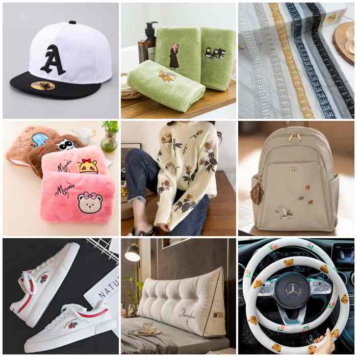 4 head commercial embroidery machine