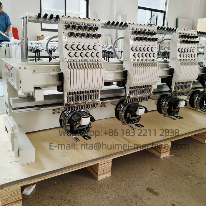 4 head commercial embroidery machine