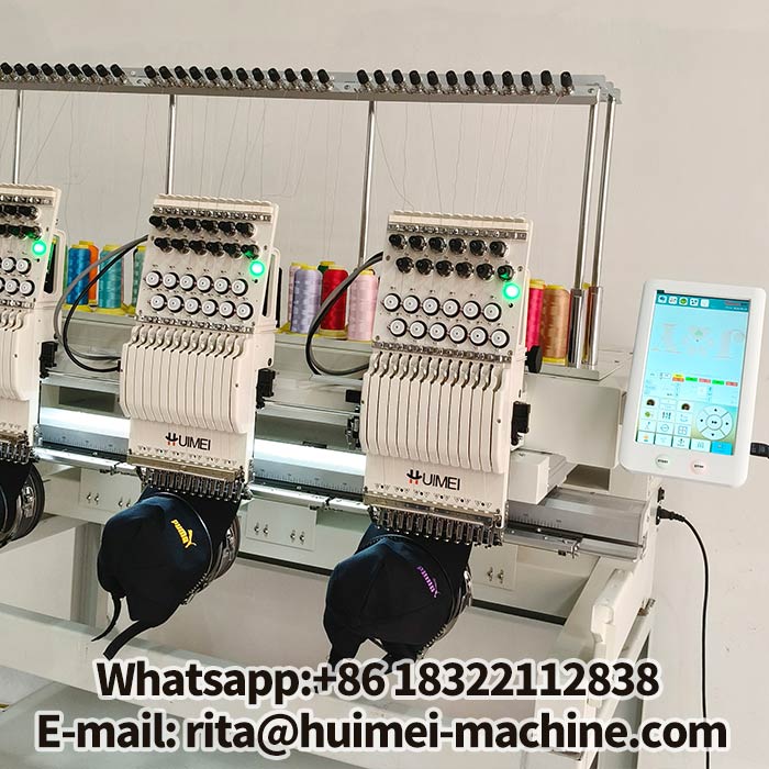 3 head embroidery machine
