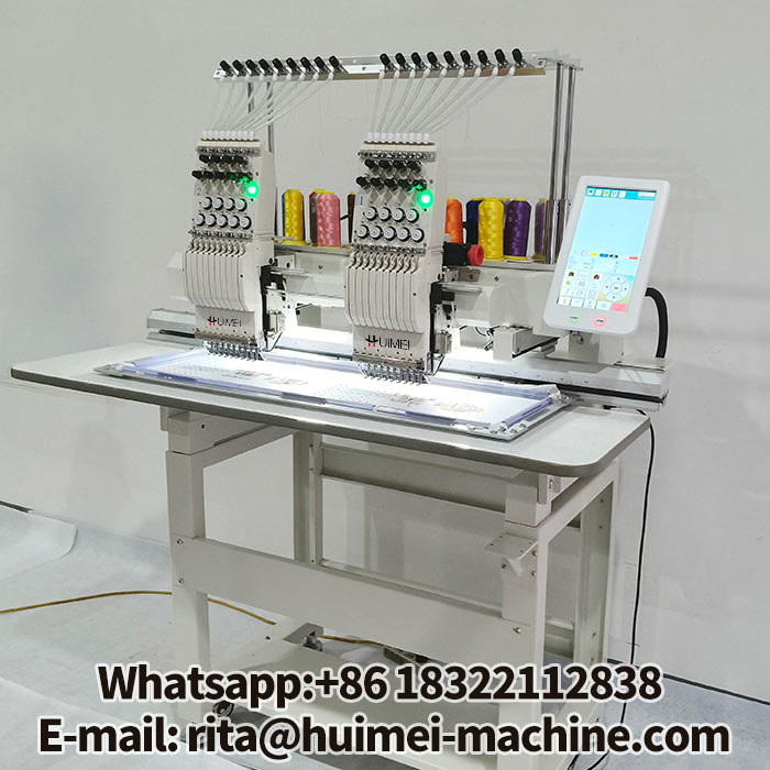 two head embroidery machine