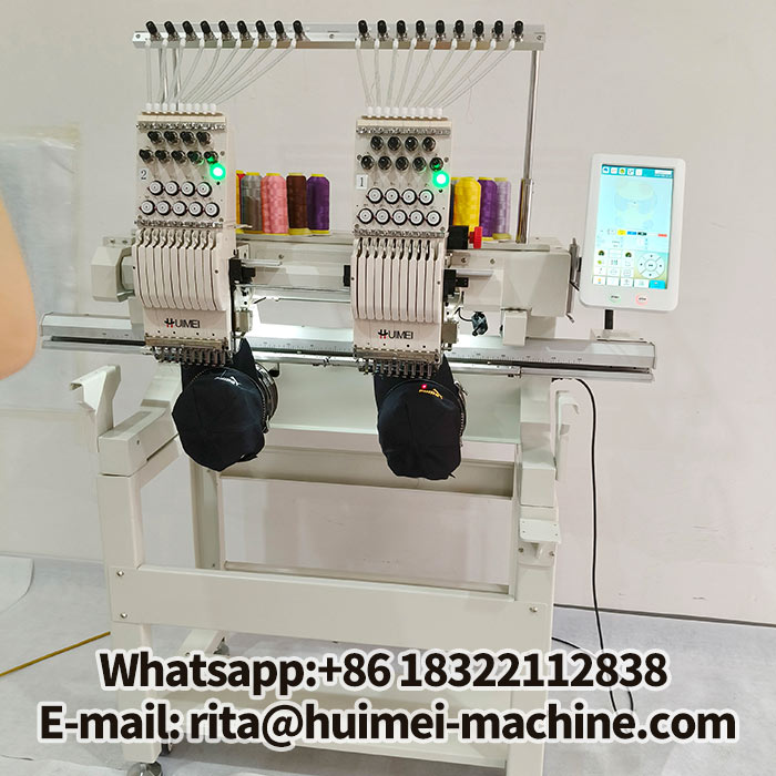 Mesin Bordir Komputer 2 Kepala Topi