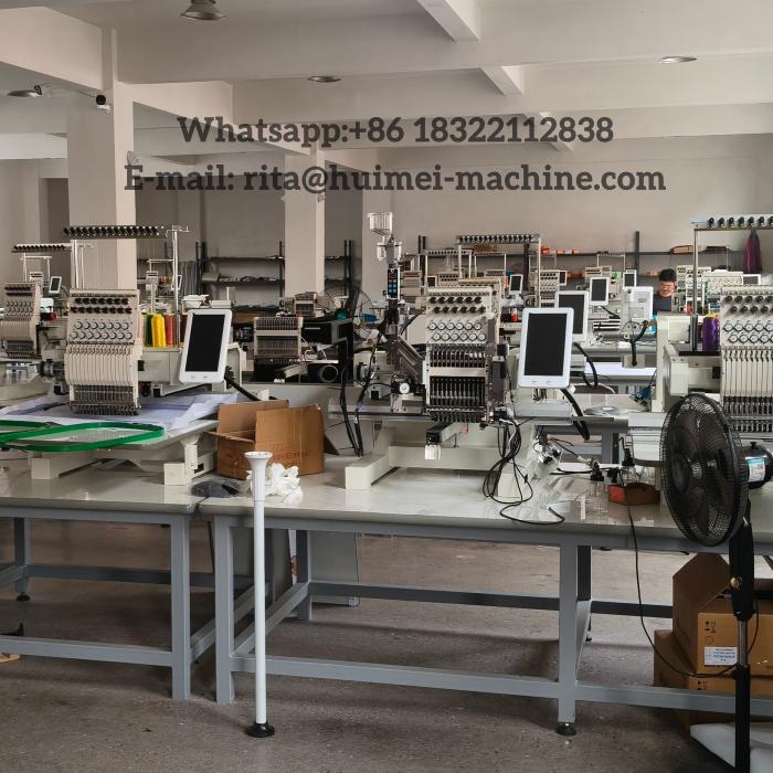 Computer embroidery machine assembly workshop