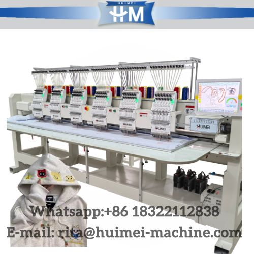 Automatic industrial 6 head embroidery machine price