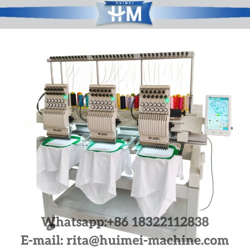 Machine a broderie industrielle 3 tetes