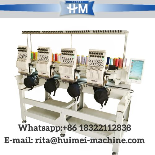 Industrial computer four head embroidery machine