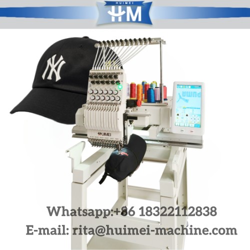 Computerized multi needle embroidery machine single head