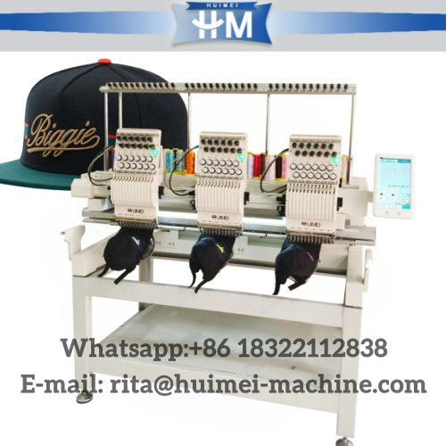 3 head embroidery machine computerized