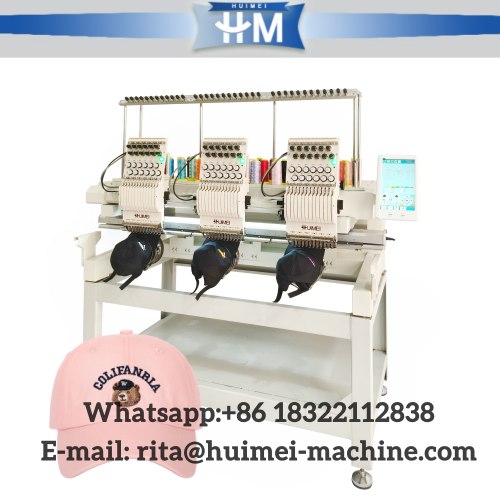 Mesin bordir digital komputer 3 kepala