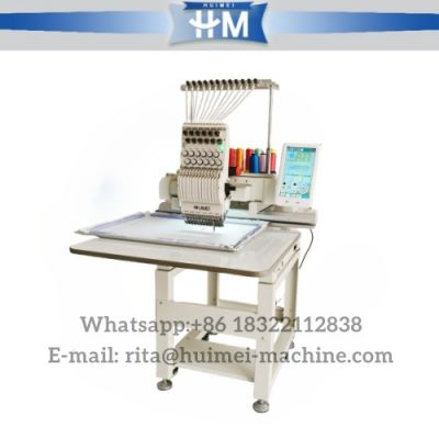 1200 RPM high speed computer embroidery machine 1 head