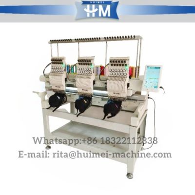 Multi head computer cap embroidery machine automatic