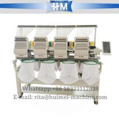 Industrial t shirt cap Embroidery machine 4 head 15 needle