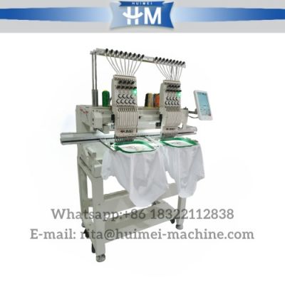 Automatic commercial 2 head embroidery machine computerized