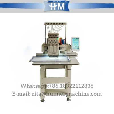 Computerized digital embroidery machine single head