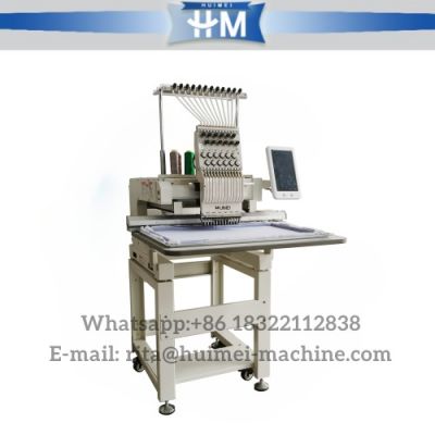 Multifunctional 12 needle 1 head embroidery machine for small business