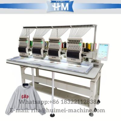 Computerized logo embroidery machine for t shirt cap bags