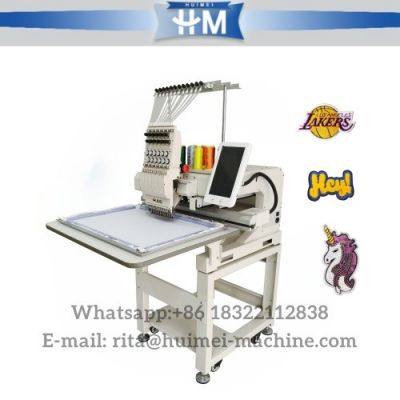 Commercial embroidery patch machine 