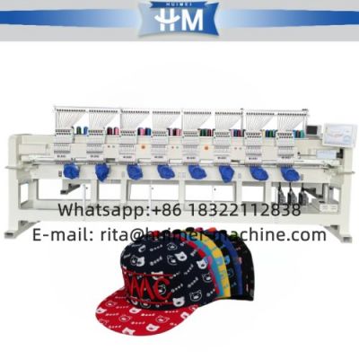 Machine a broder les casquettes 8 têtes