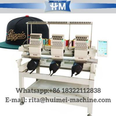 3 head embroidery machine computerized