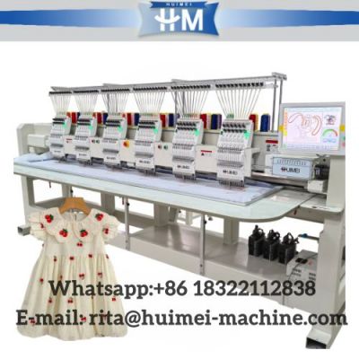 Mesin Bordir 6 Kepala Komputer Otomatis (High Speed & Heavy Duty)
